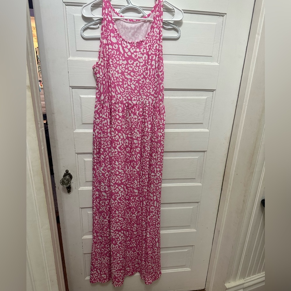 Pink cheetah maxi